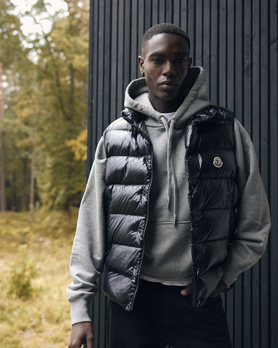 Herre | Gensere | AMI | Heart Logo Hoodie Heather Grey