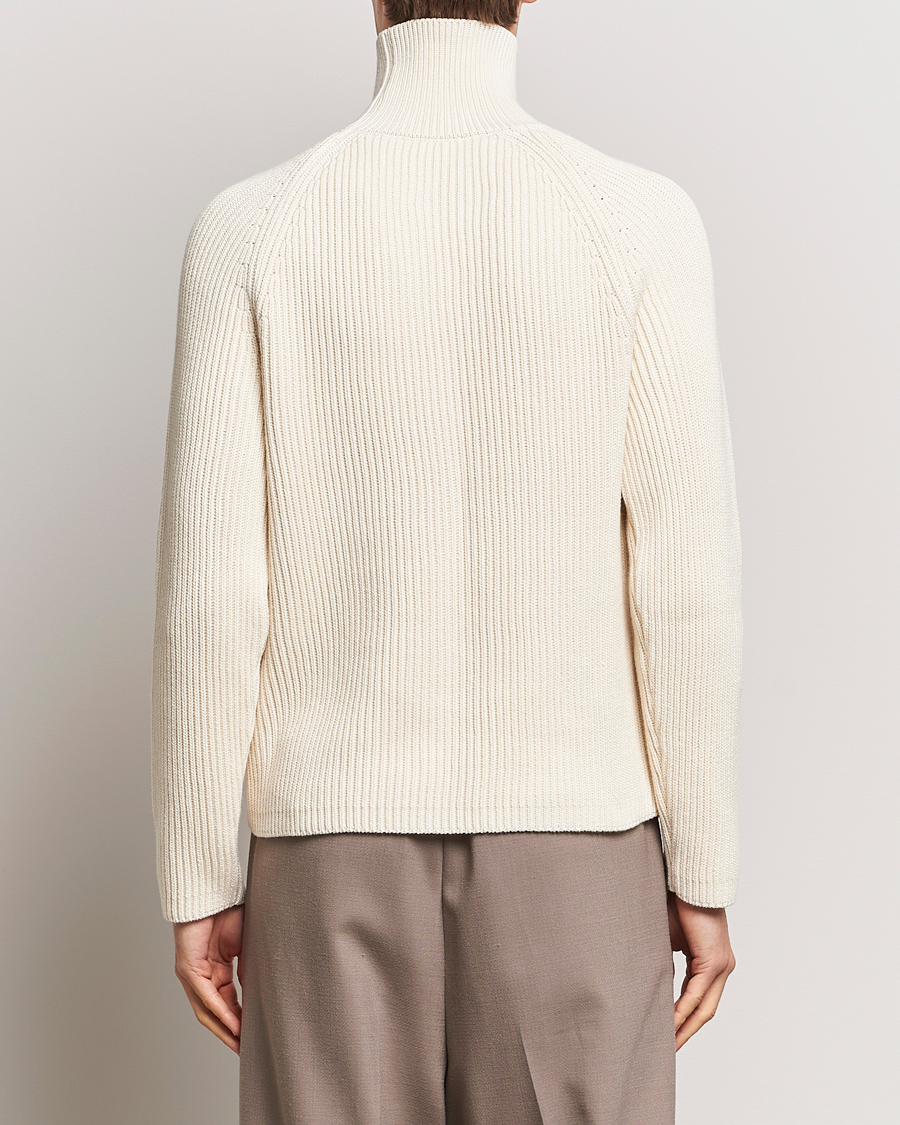 Herre | Gensere | AMI | Heavy Knitted Turtleneck Ivory