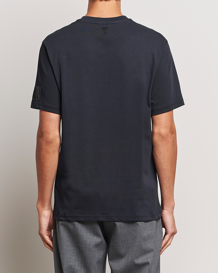 Herre | T-Shirts | AMI | Fade Out Crew Neck T-Shirt Black