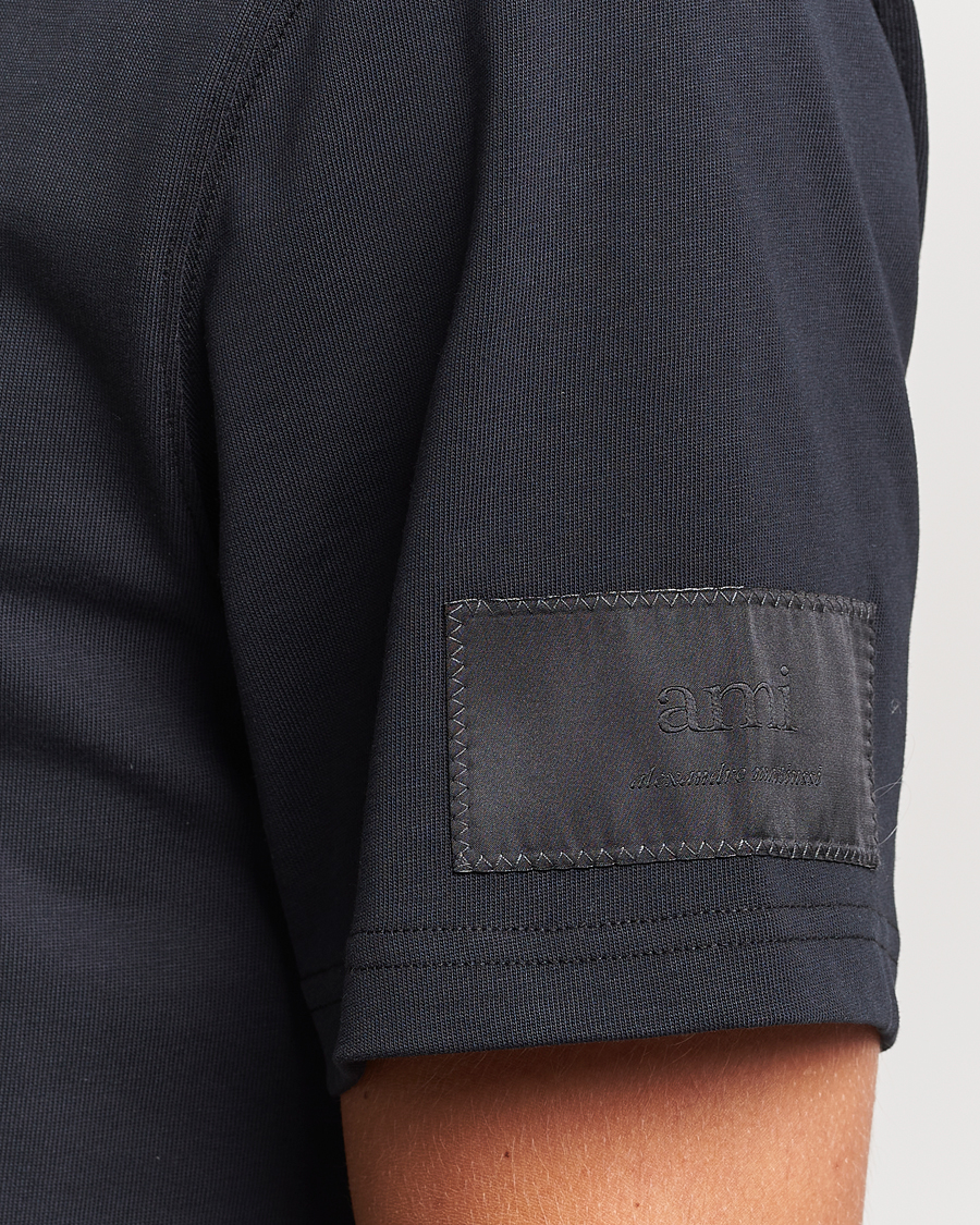 Herre | T-Shirts | AMI | Fade Out Crew Neck T-Shirt Black