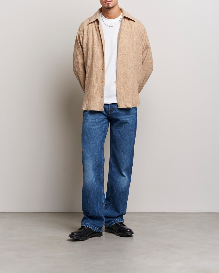 Herre | Jeans | AMI | Straight Fit Jeans Used Blue