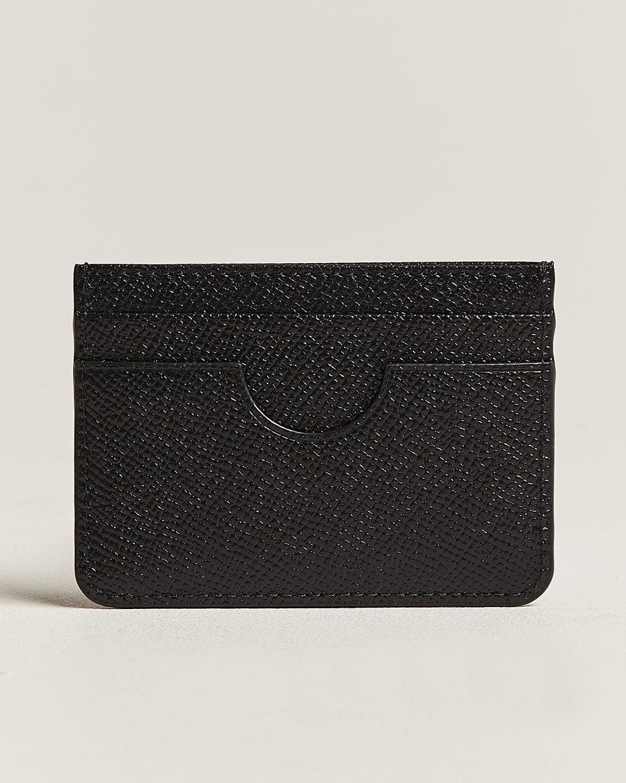 Herre | | AMI | Tonal Logo Leather Cardholder Black
