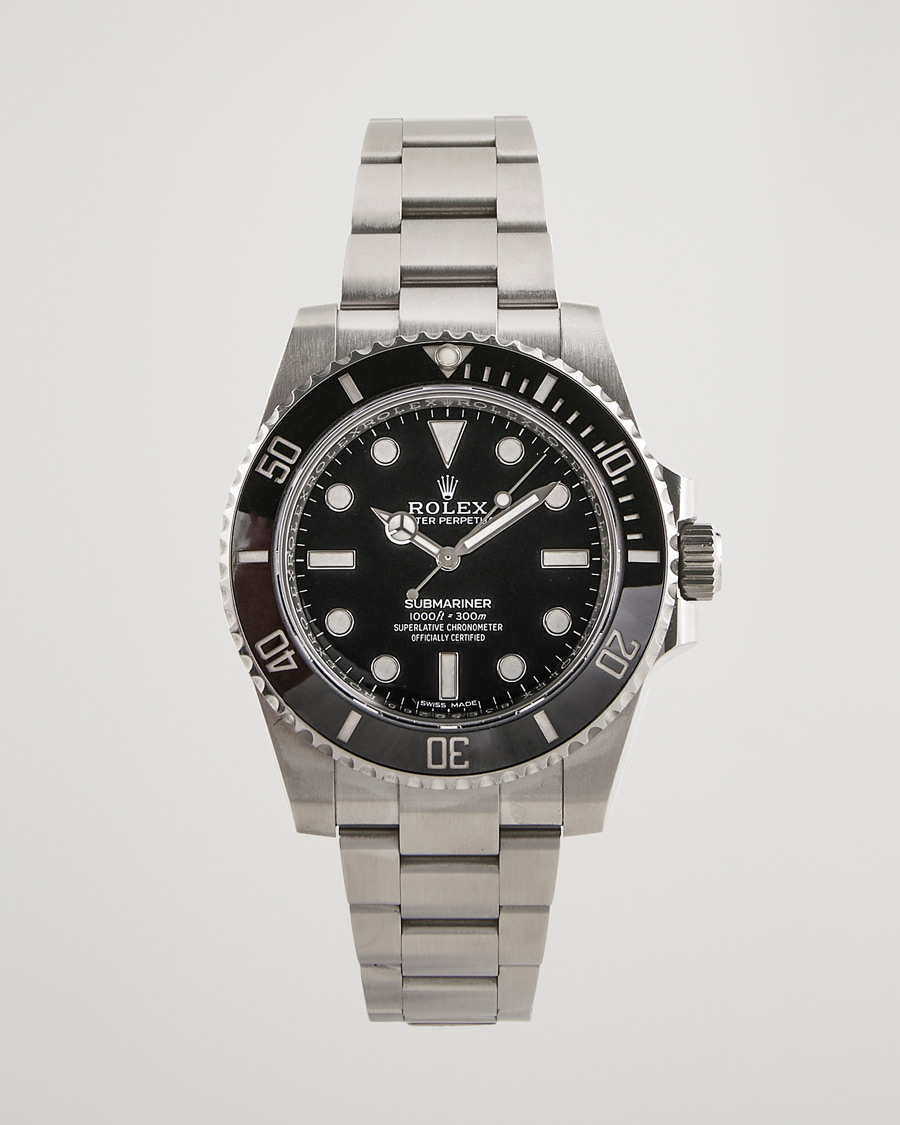 Herre | Rolex Pre-Owned Submariner 114060 Oyster Perpetual Steel Black | Rolex Pre-Owned | Submariner 114060 Oyster Perpetual Steel Black