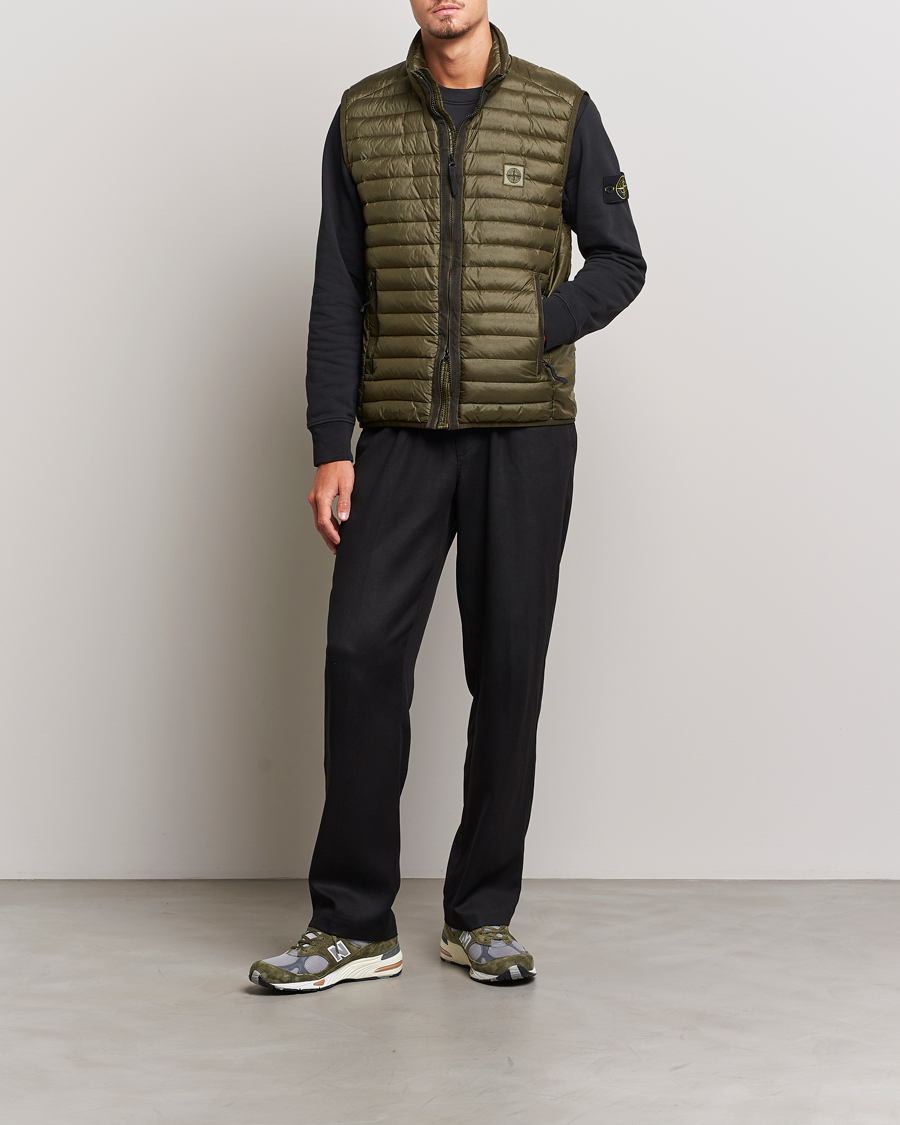 Herre | Jakker | Stone Island | Recycled Nylon Down-TC Vest Olive