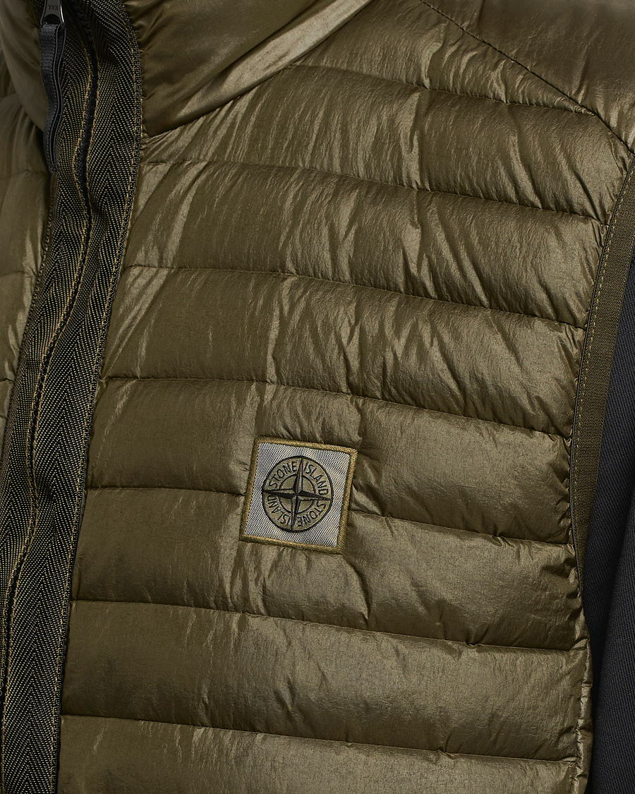 Herre | Jakker | Stone Island | Recycled Nylon Down-TC Vest Olive