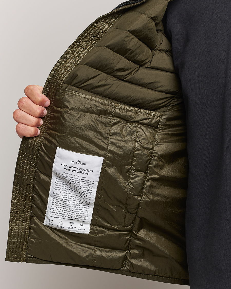 Herre | Jakker | Stone Island | Recycled Nylon Down-TC Vest Olive