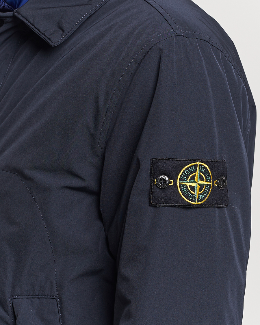 Herre | Jakker | Stone Island | Micro Twill Coat Navy Blue