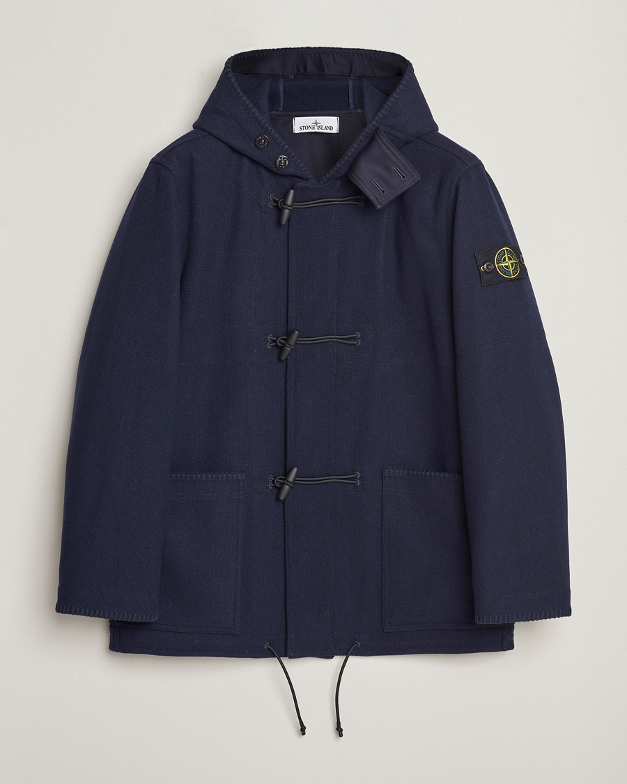 Herre | Jakker | Stone Island | Panno Speciale Dufflejacket Blue Marine