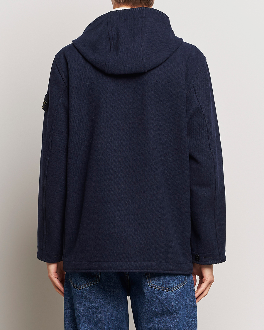 Herre | Jakker | Stone Island | Panno Speciale Dufflejacket Blue Marine