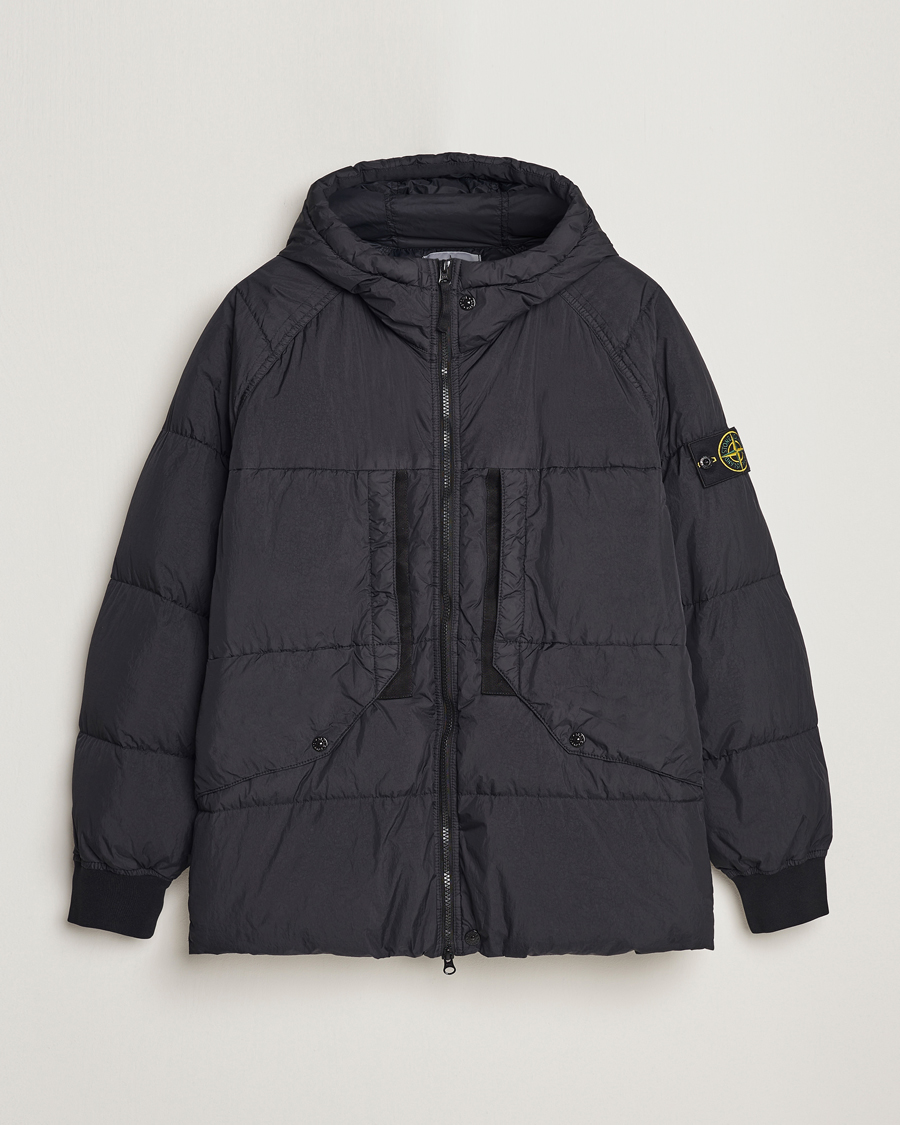 Herre | Jakker | Stone Island | Garment Dyed Recycled Nylon Down Jacket Black