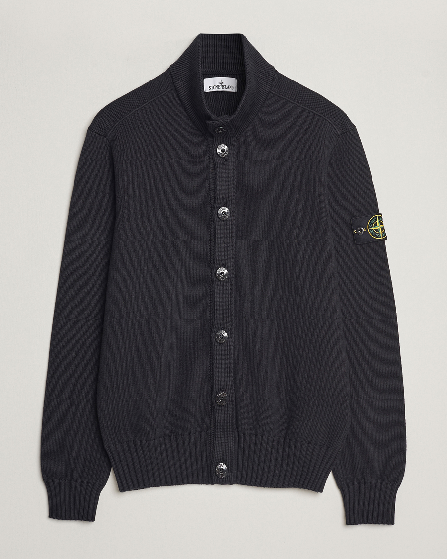 Herre | | Stone Island | Winter Cotton Cardigan Black