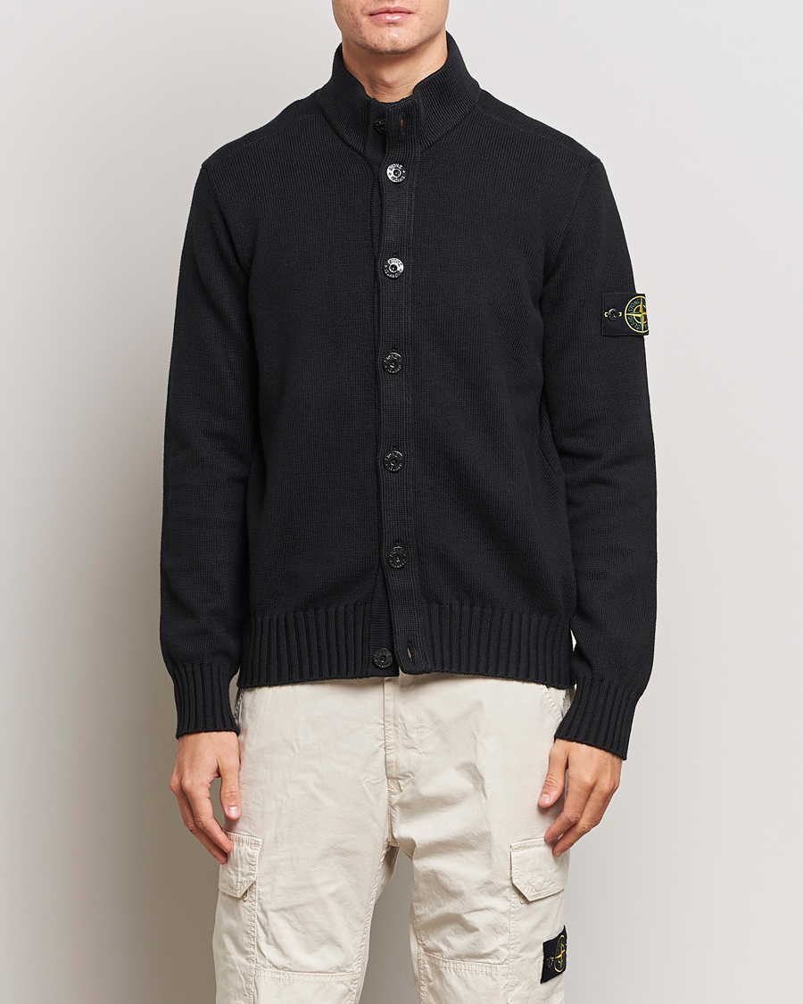 Herre | | Stone Island | Winter Cotton Cardigan Black