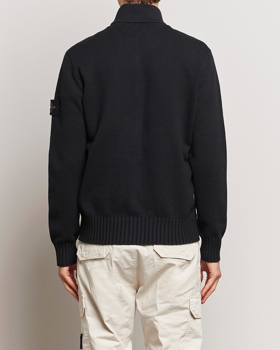 Herre | Gensere | Stone Island | Winter Cotton Cardigan Black