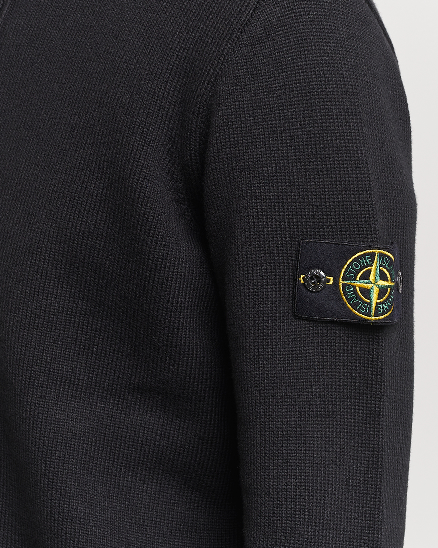 Herre | Gensere | Stone Island | Winter Cotton Cardigan Black