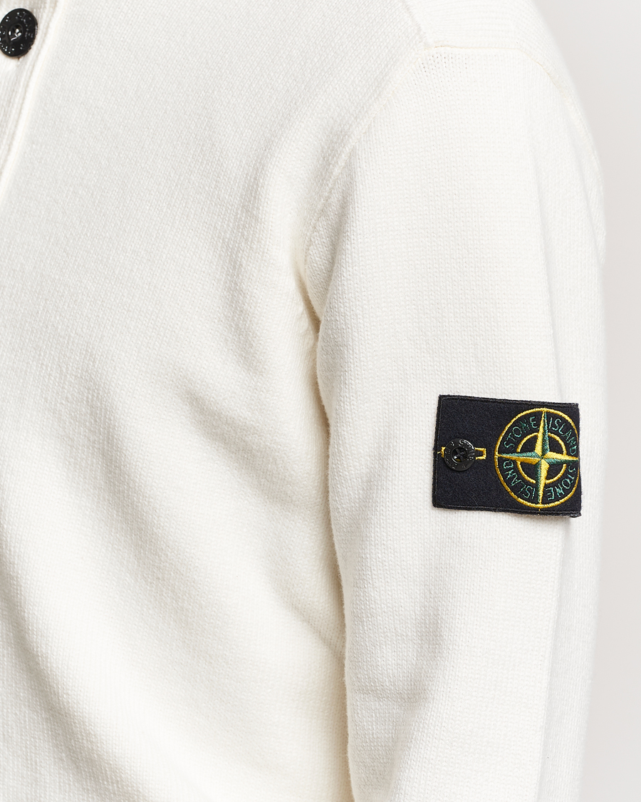 Herre | Gensere | Stone Island | Winter Cotton Cardigan Natural