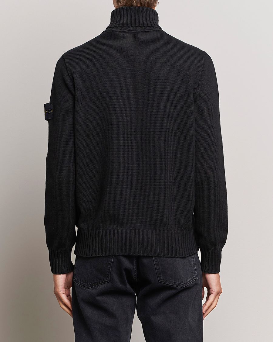 Herre | Gensere | Stone Island | Winter Cotton Polo Black