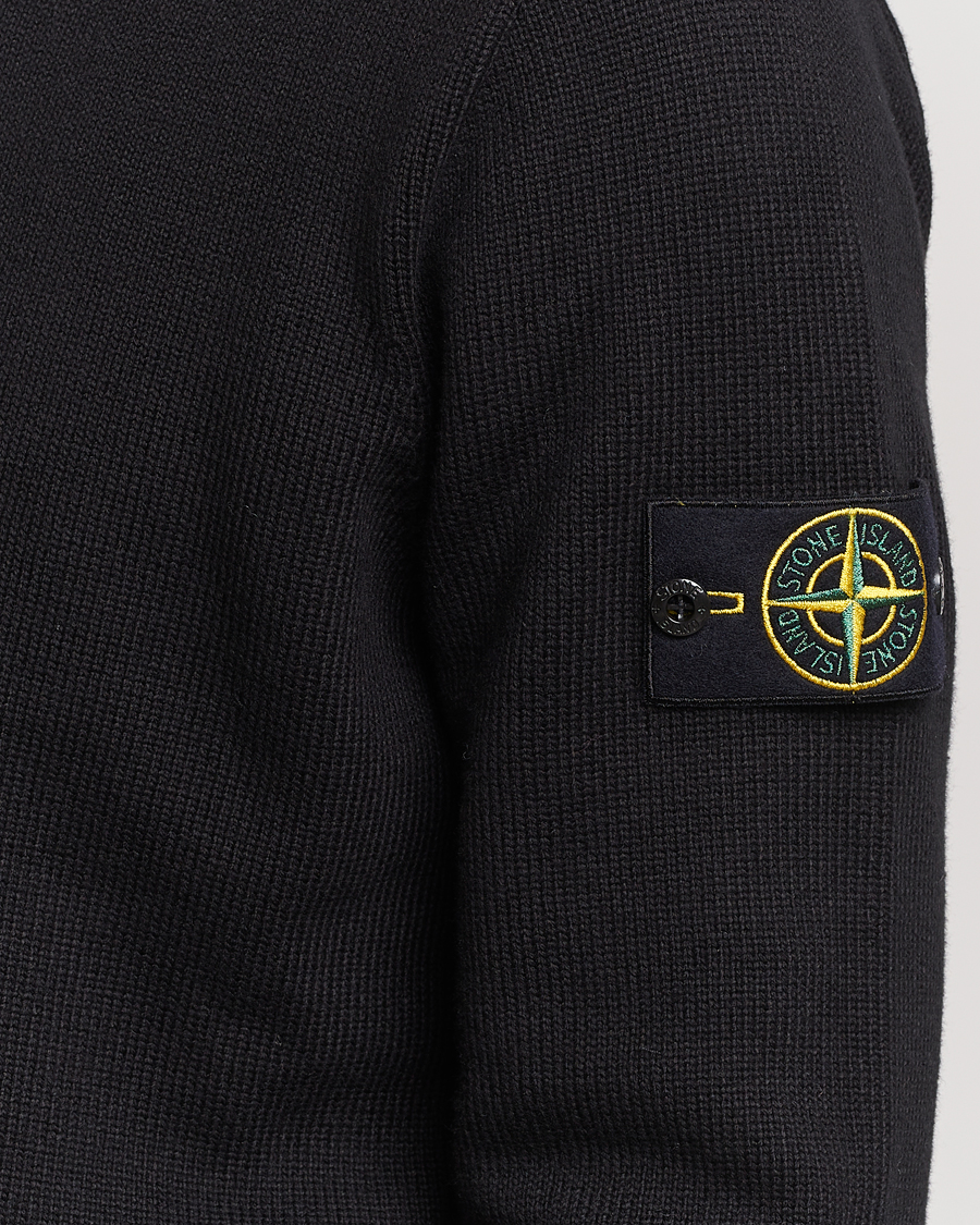 Herre | Gensere | Stone Island | Winter Cotton Polo Black
