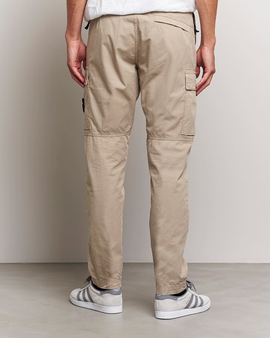Herre | Bukser | Stone Island | Stretch Cotton Gabardine Trousers Sand