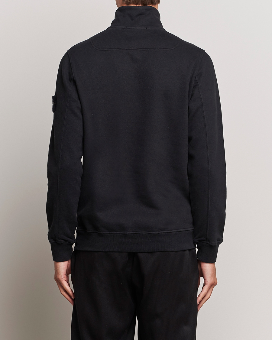 Herre | Gensere | Stone Island | Garment Dyed Fleece Half Zip Black