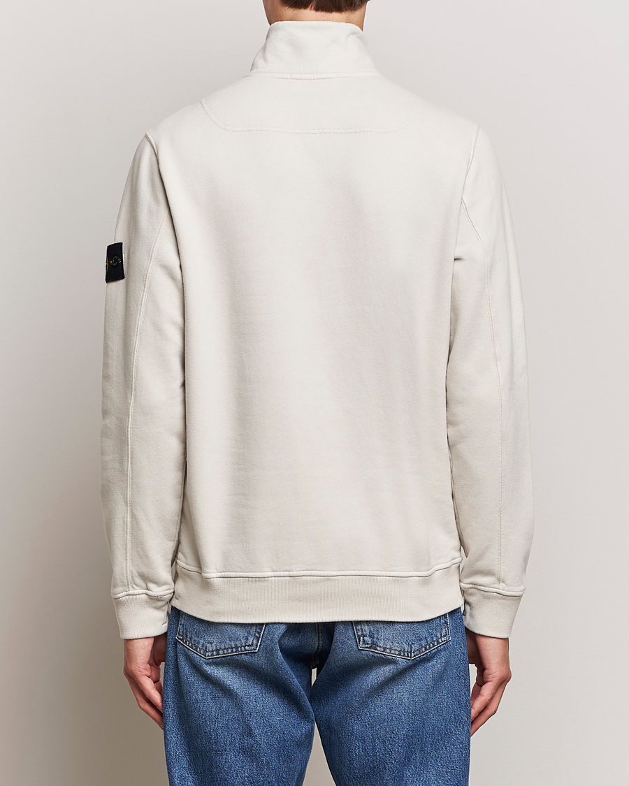 Herre | Gensere | Stone Island | Garment Dyed Fleece Half Zip Plaster