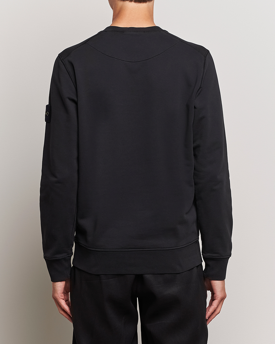 Herre | Gensere | Stone Island | Garment Dyed Fleece Sweatshirt Black