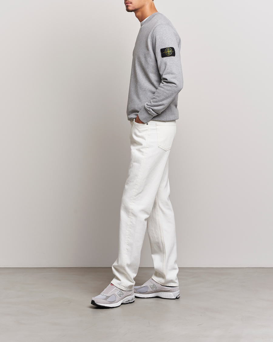 Herre | Gensere | Stone Island | Garment Dyed Fleece Sweatshirt Melange Grey