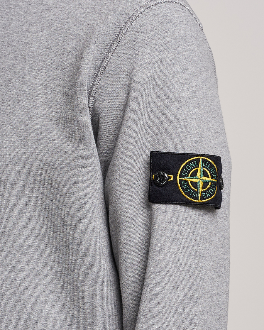 Herre | Gensere | Stone Island | Garment Dyed Fleece Sweatshirt Melange Grey