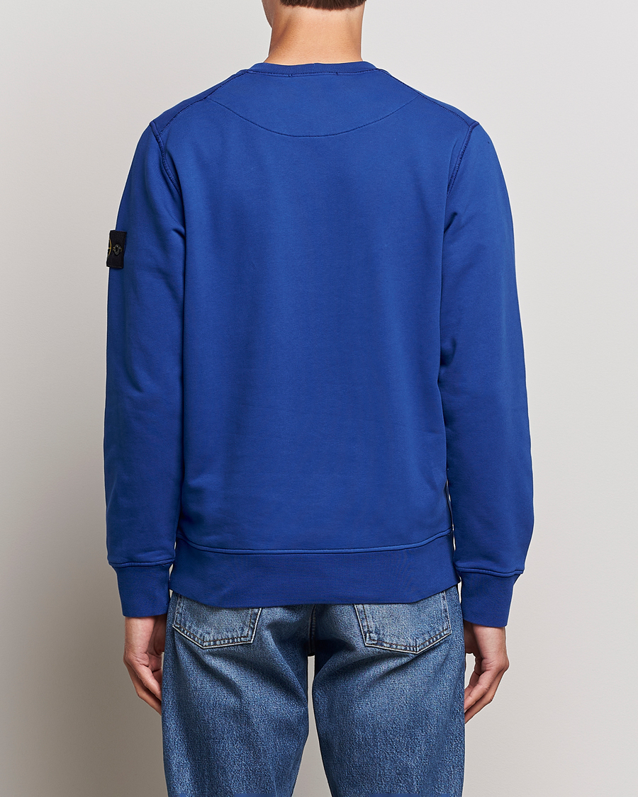 Herre | Gensere | Stone Island | Garment Dyed Fleece Sweatshirt Bright Blue