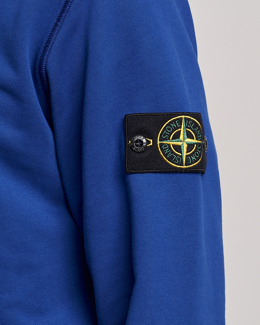 Herre | Gensere | Stone Island | Garment Dyed Fleece Sweatshirt Bright Blue