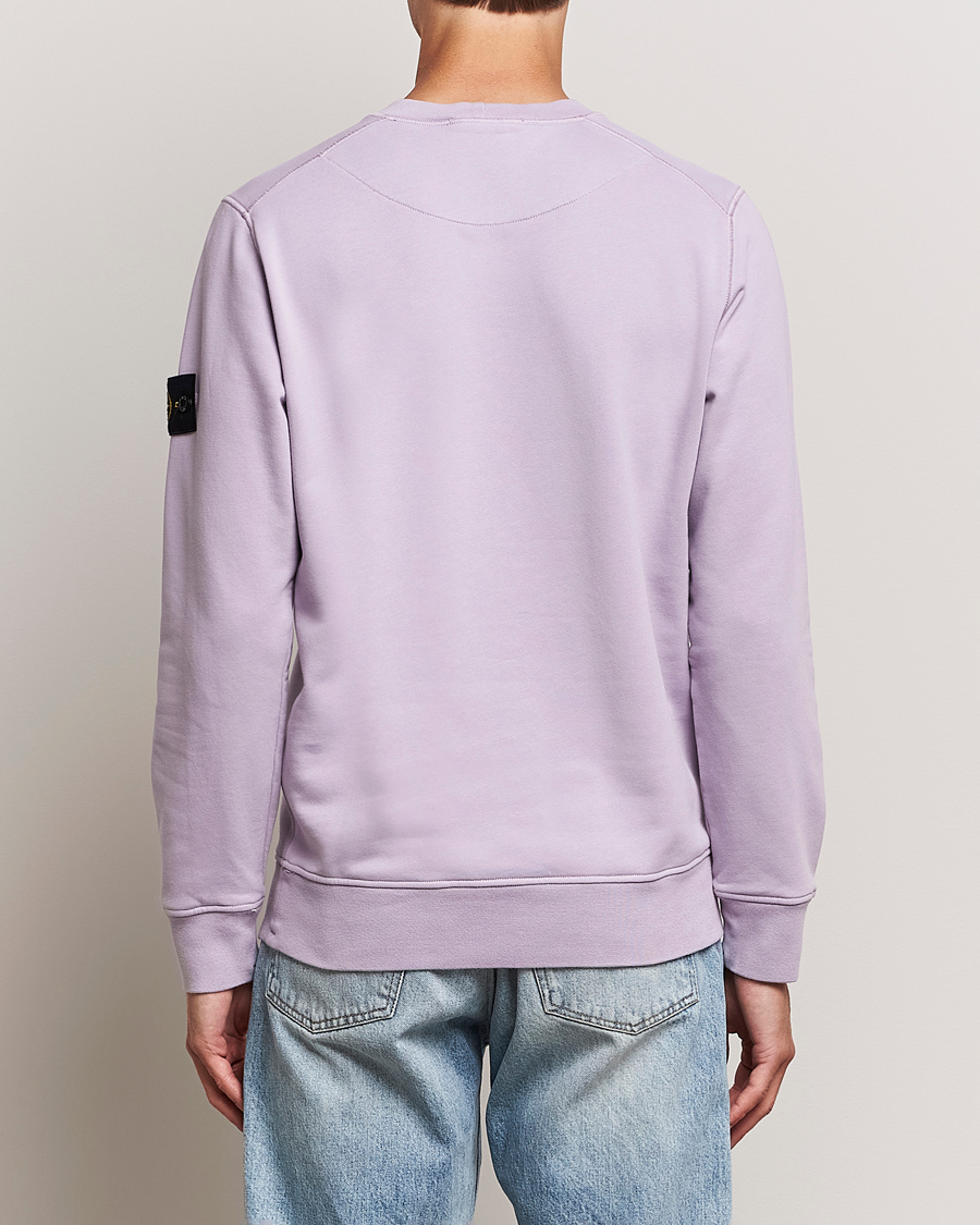 Herre | Gensere | Stone Island | Garment Dyed Fleece Sweatshirt Lavender