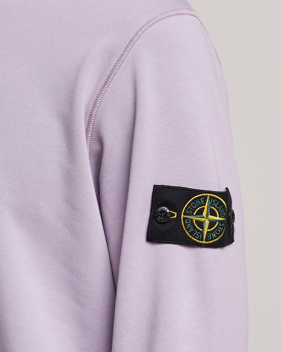 Herre | Gensere | Stone Island | Garment Dyed Fleece Sweatshirt Lavender