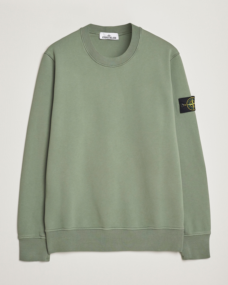 Herre | Gensere | Stone Island | Garment Dyed Fleece Sweatshirt Sage