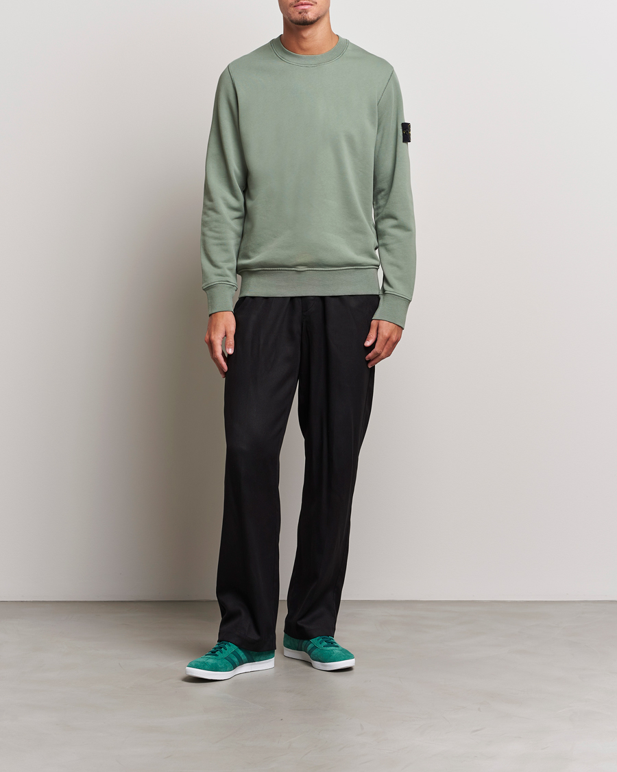 Herre | Gensere | Stone Island | Garment Dyed Fleece Sweatshirt Sage