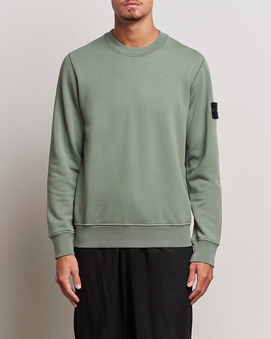 Herre | Gensere | Stone Island | Garment Dyed Fleece Sweatshirt Sage