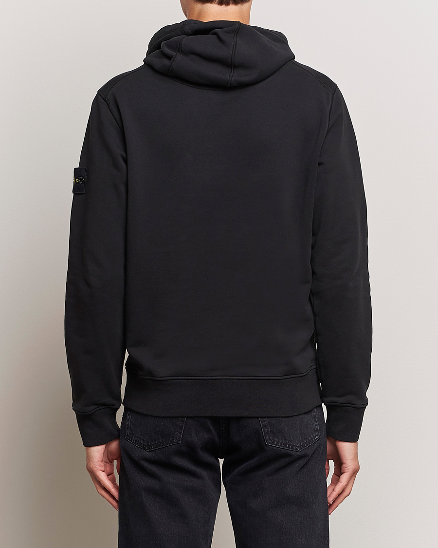 Herre | Gensere | Stone Island | Garment Dyed Fleece Hood Black