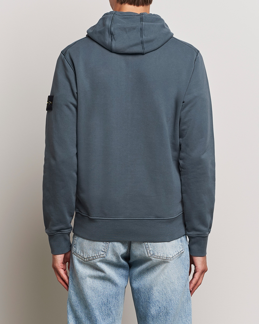 Herre | Gensere | Stone Island | Garment Dyed Fleece Hood Lead Grey