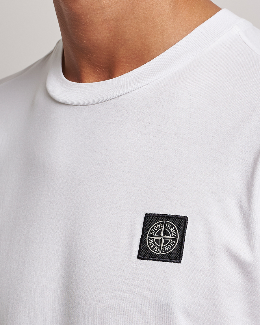 Herre | T-Shirts | Stone Island | Garment Dyed Jersey T-Shirt White
