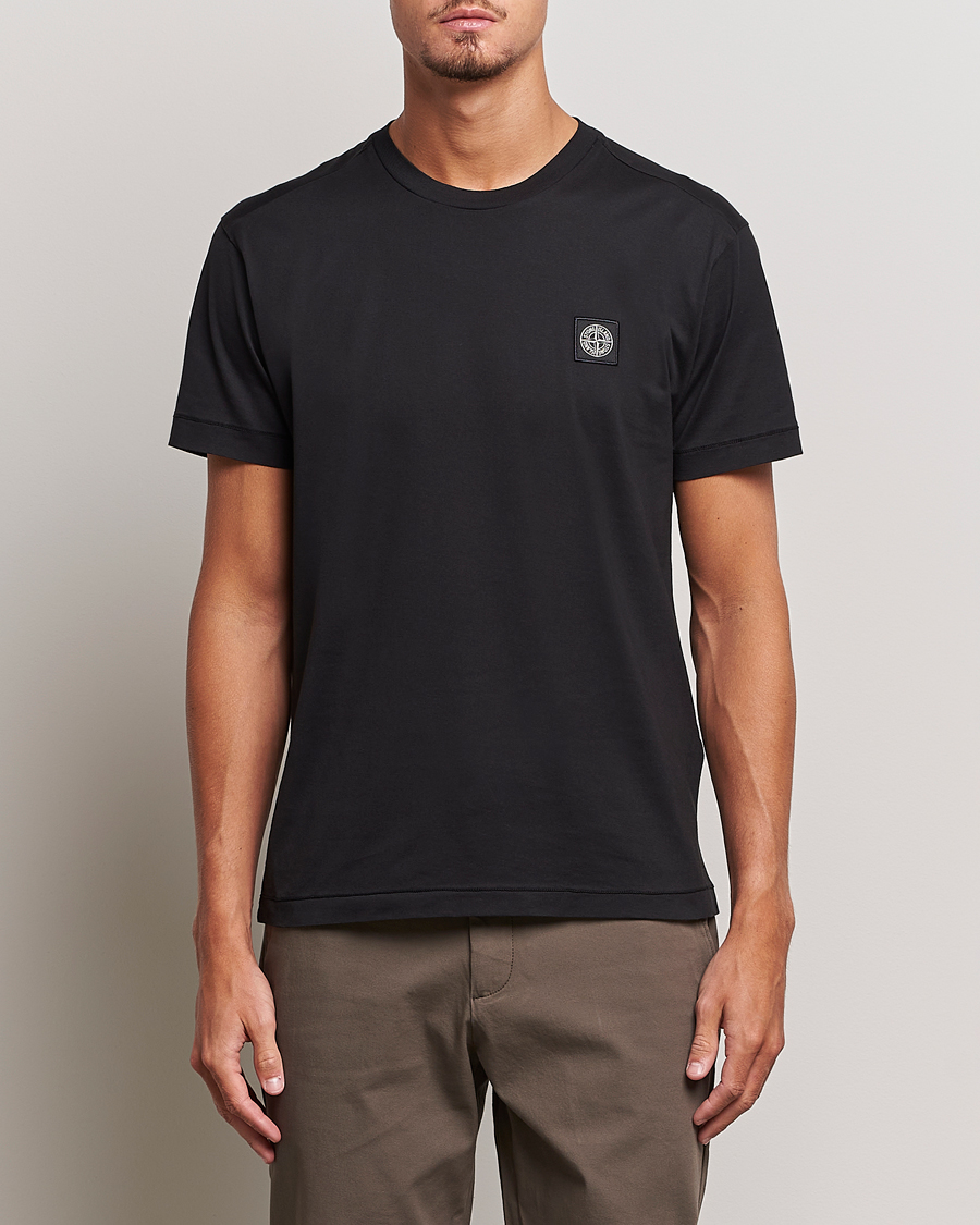 Herre |  | Stone Island | Garment Dyed Jersey T-Shirt Black