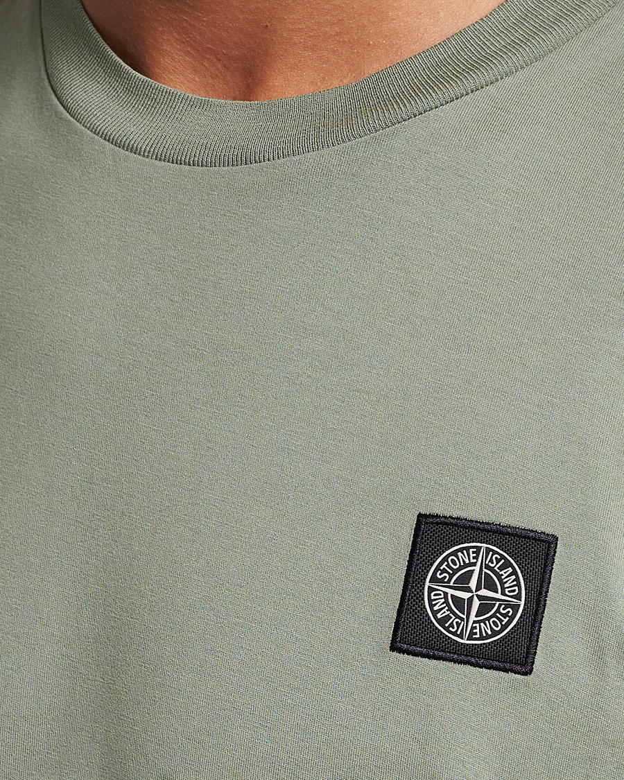 Herre | T-Shirts | Stone Island | Garment Dyed Jersey T-Shirt Sage