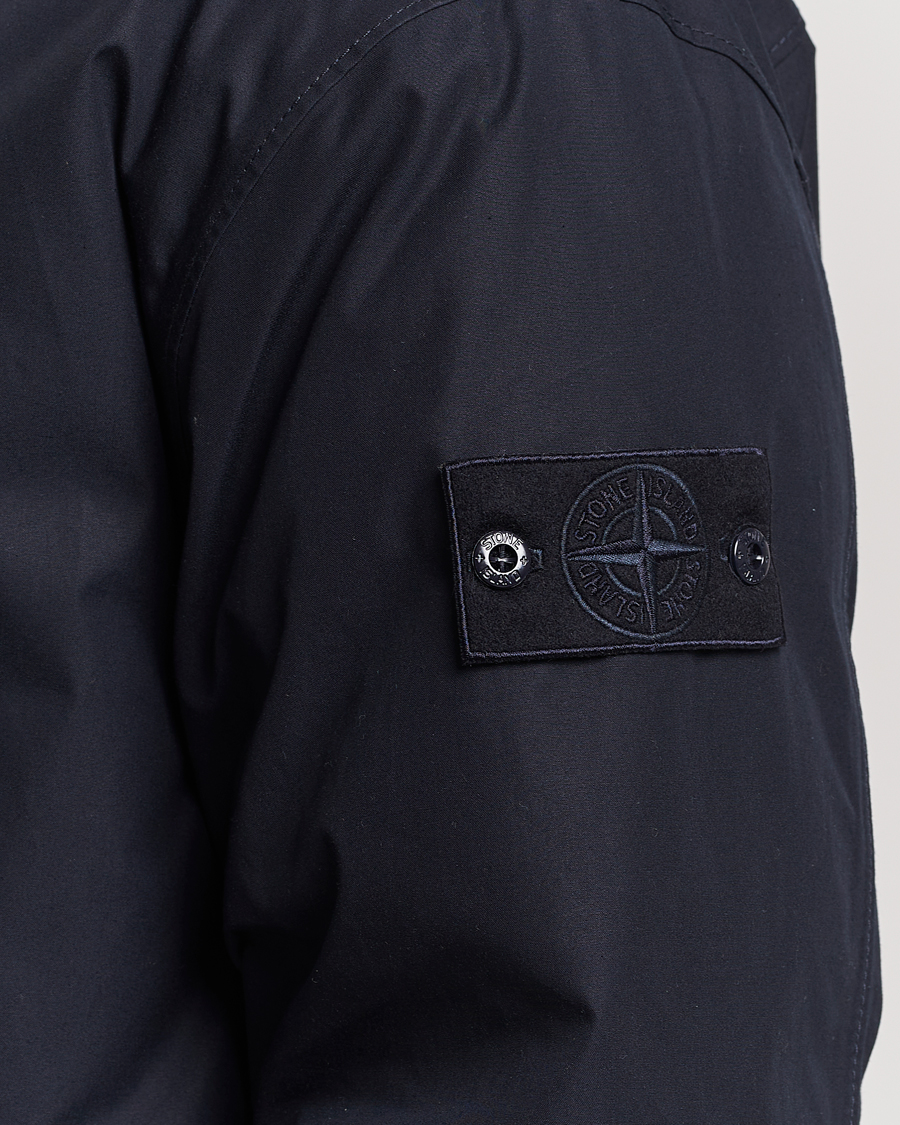 Herre | Jakker | Stone Island | Ghost Piece O-Ventile Jacket Navy Blue