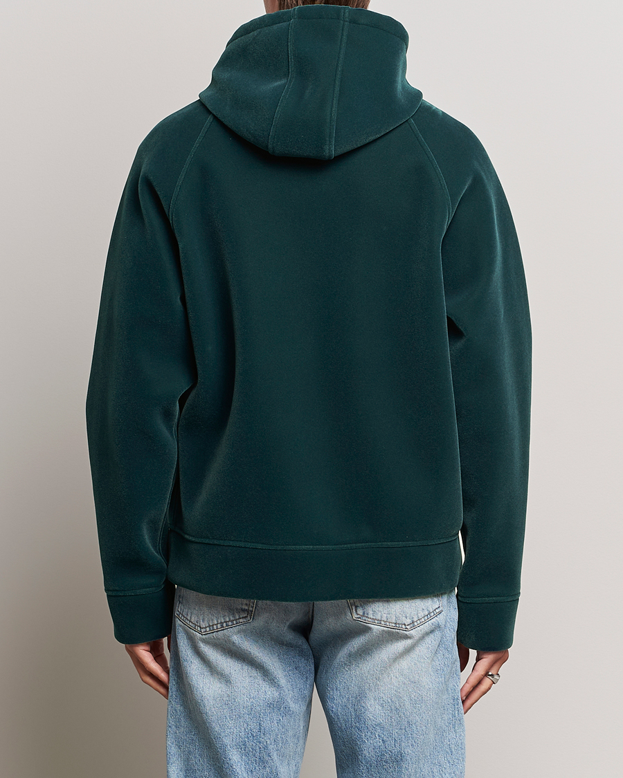 Herre | Gensere | Marni | Sponge Flock Full Zip Hoodie Spherical Green