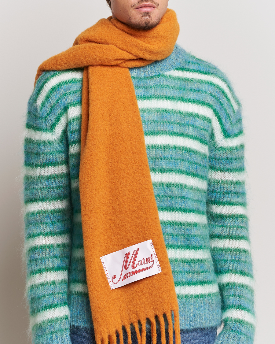 Herre | Marni | Marni | Brushed Alpaca Scarf Arabesque