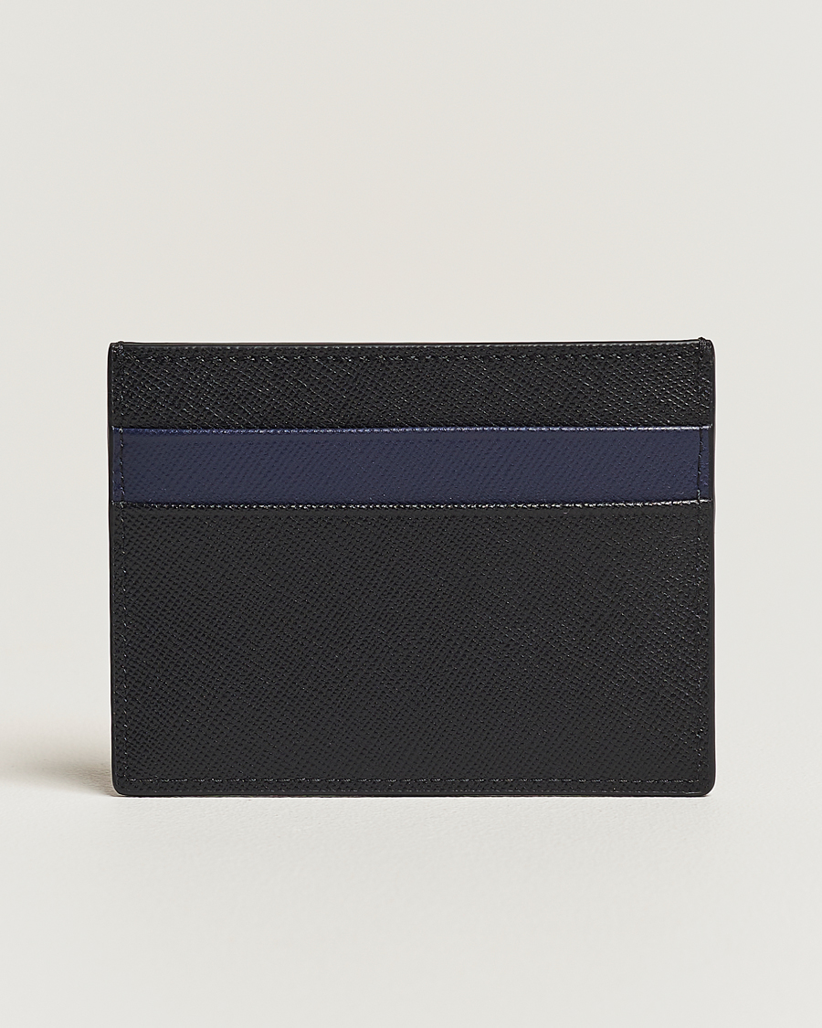 Herre | | Marni | Saffiano Leather Cardholder Blublack