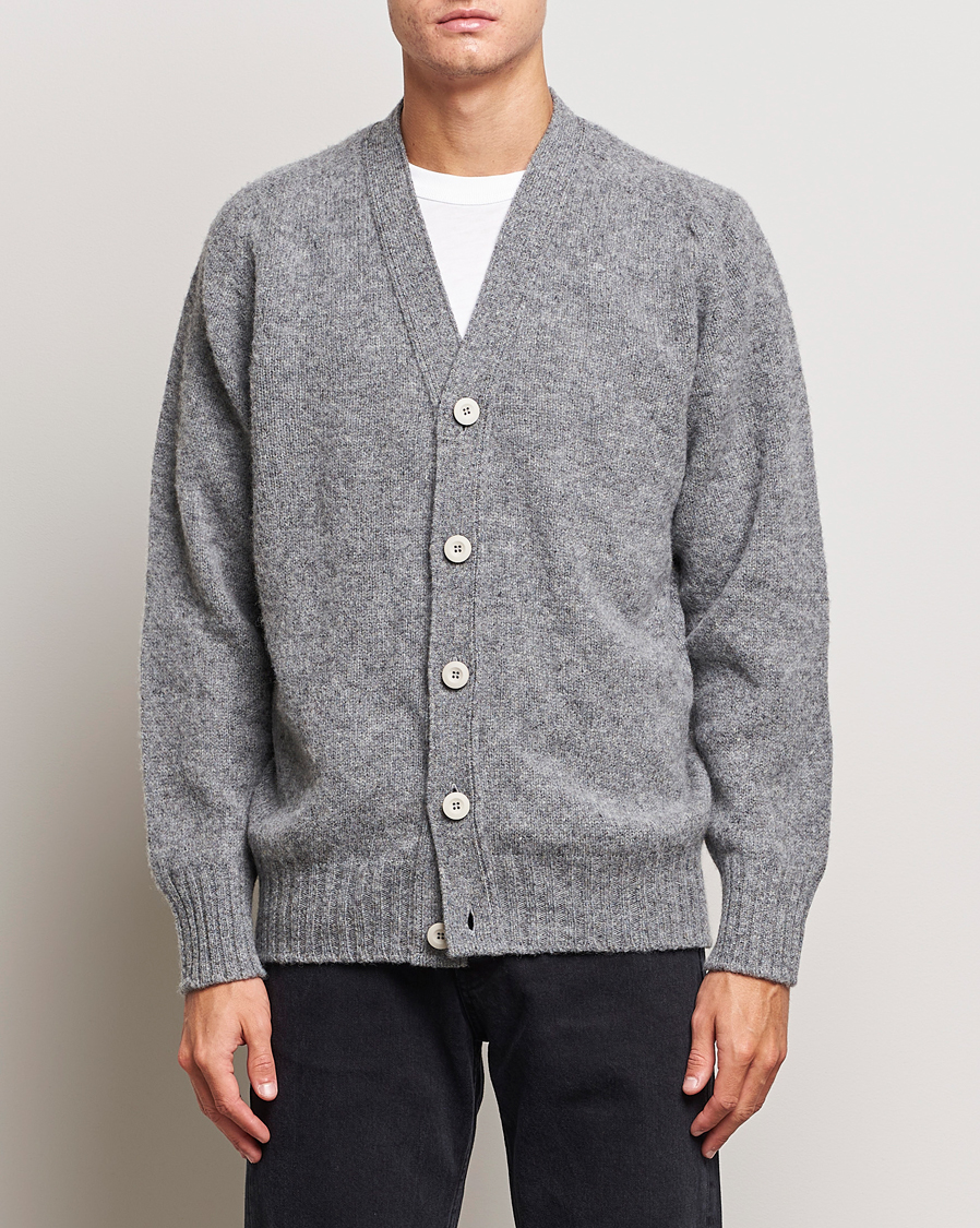 Herre | Gensere | Howlin' | Shaggy Bear Cardigan Med Grey