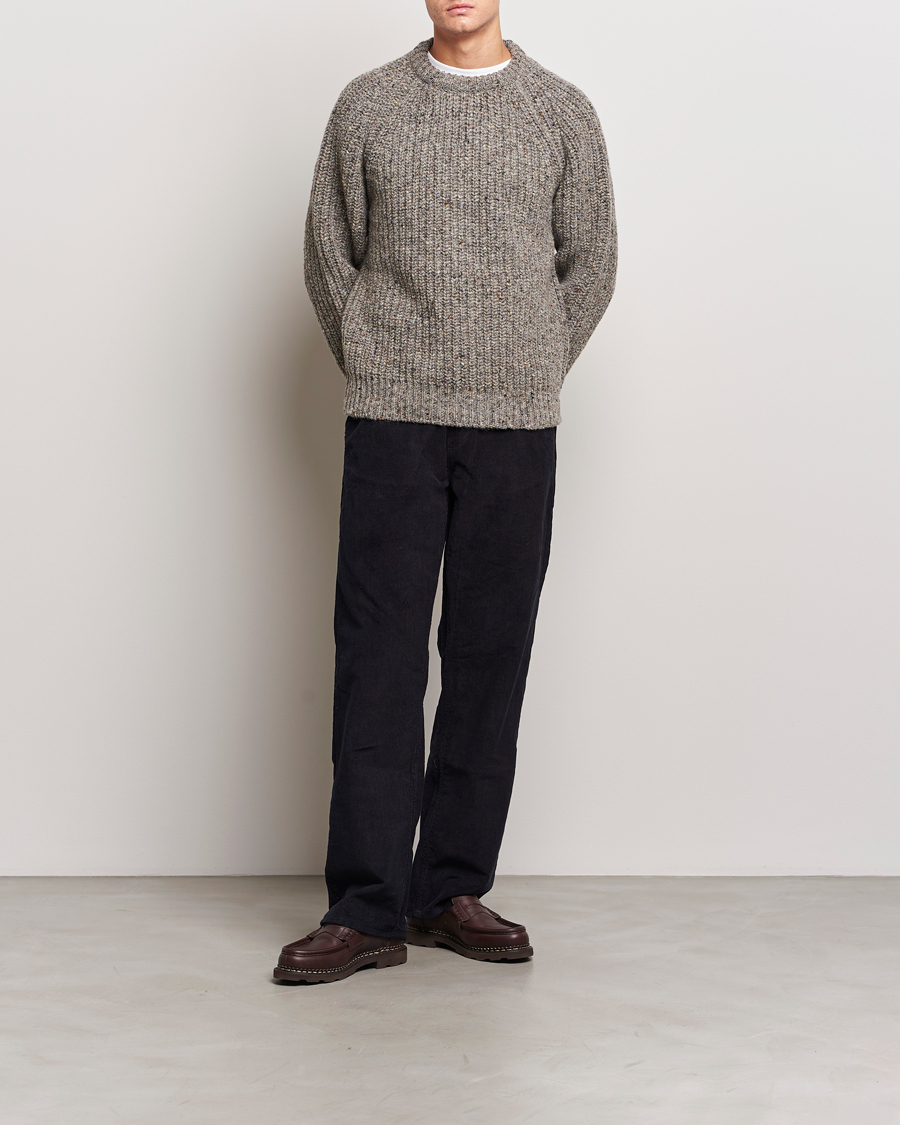Herre | Gensere | Howlin' | Heavy Knitted Crewneck Greymix