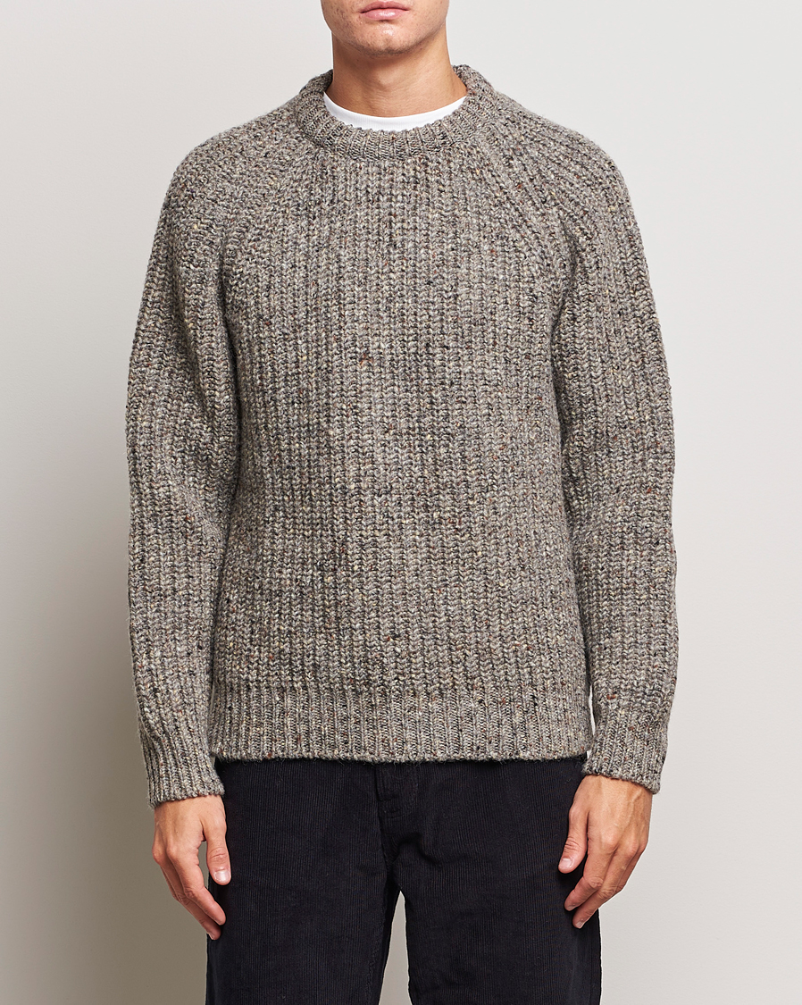 Herre | Gensere | Howlin' | Heavy Knitted Crewneck Greymix