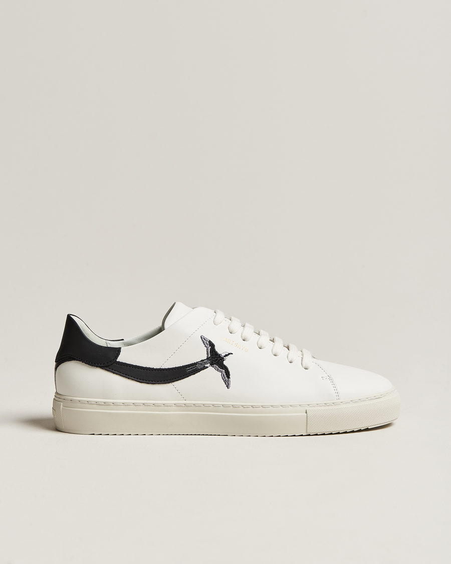 Herre | Axel Arigato Clean 90 Striped Bee Bird Sneaker White/Black | Axel Arigato | Clean 90 Striped Bee Bird Sneaker White/Black