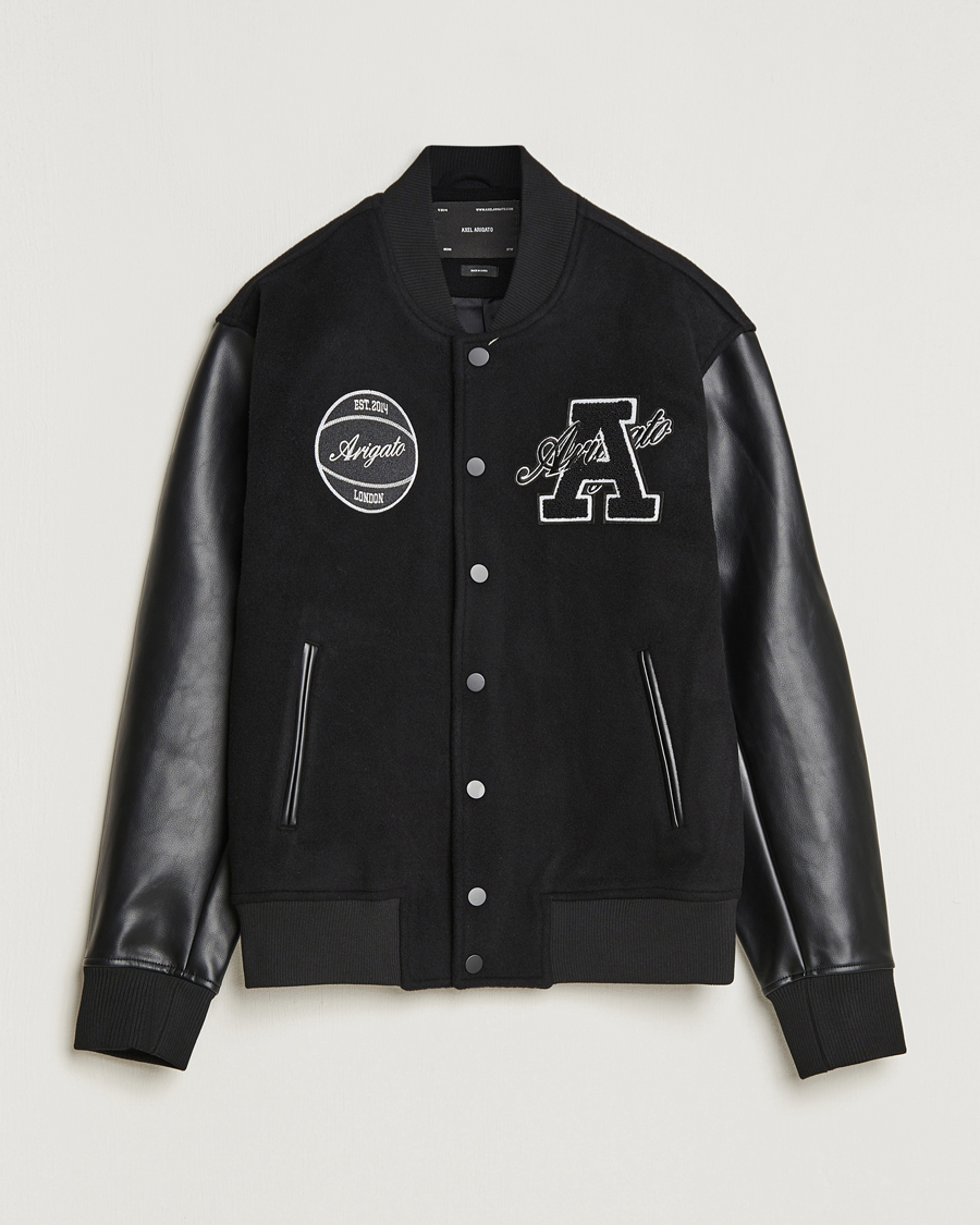 Herre | Jakker | Axel Arigato | Hudson Varisty Jacket Black