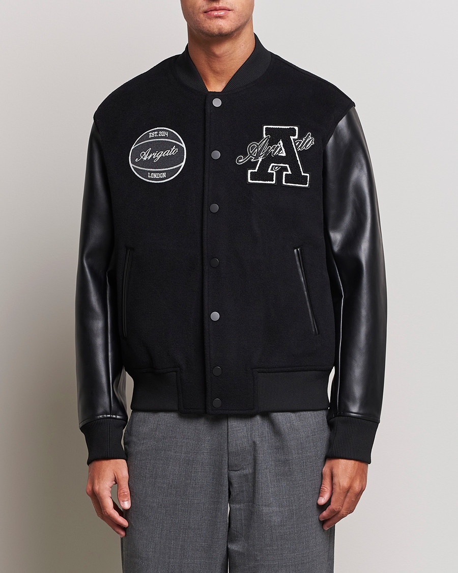 Herre | Jakker | Axel Arigato | Hudson Varisty Jacket Black