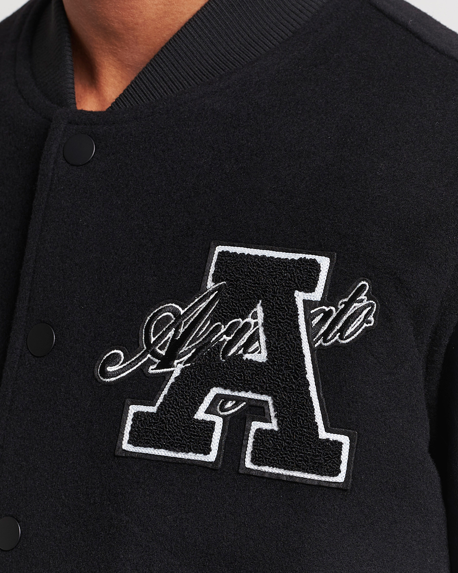Herre | Jakker | Axel Arigato | Hudson Varisty Jacket Black